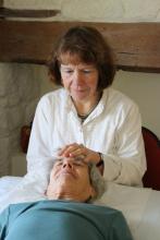 Clare Ballard practicing osteopathy